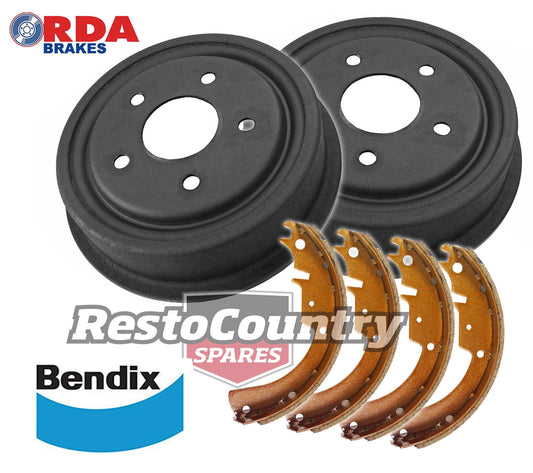 Rear Brake Drum & Brake Shoe Kit Holden VB VC VH VK VL - kRDA1605-b