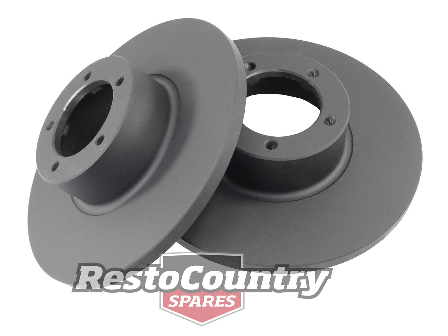 Holden Torana Front Disc Brake Rotor PAIR Standard LC LJ 6Cyl NOT XU1 Anti Rust - kRDA8-a