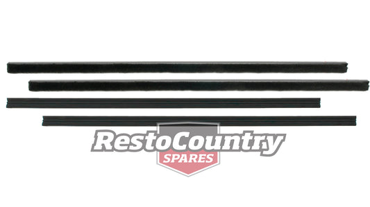 Holden Commodore Rear Door Weather Belt Rubber Strip OUTER + INNER Kit VB VC VH - kRDB1002-4x4