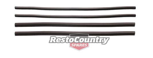 Holden Door Weather Belt Rubber Strip FRONT +REAR INNER Commodore VB VC VH VK VL - kRDB1003-1004