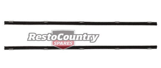 Holden Front Door Weather Belt Strip Seal PAIR 48 FX FJ Inner OR Outer rubber - kRDB1011-b