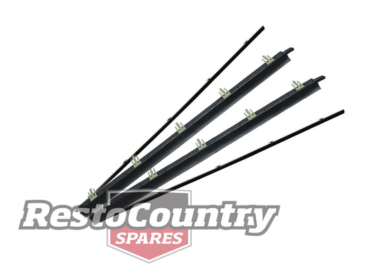 Holden Door Weather Belt FRONT INNER + OUTER Left + Right Torana LC LJ SEDAN - kRDB1022-4
