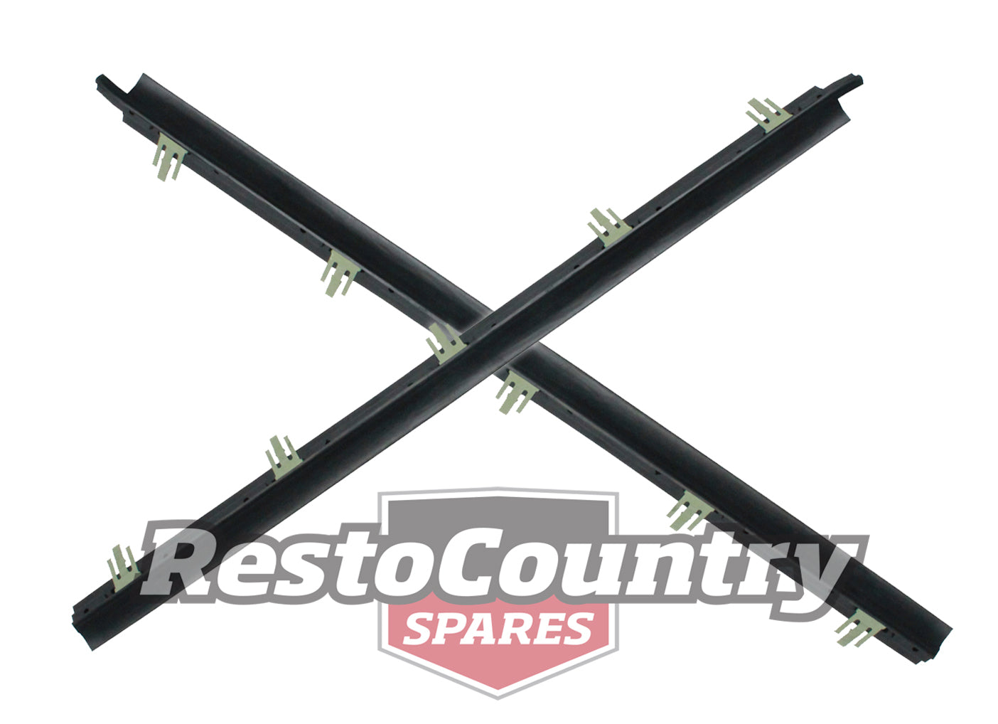 Holden Door Weather Belt Left + Right FRONT OUTER Torana LC LJ SEDAN strip seal - kRDB1022x2