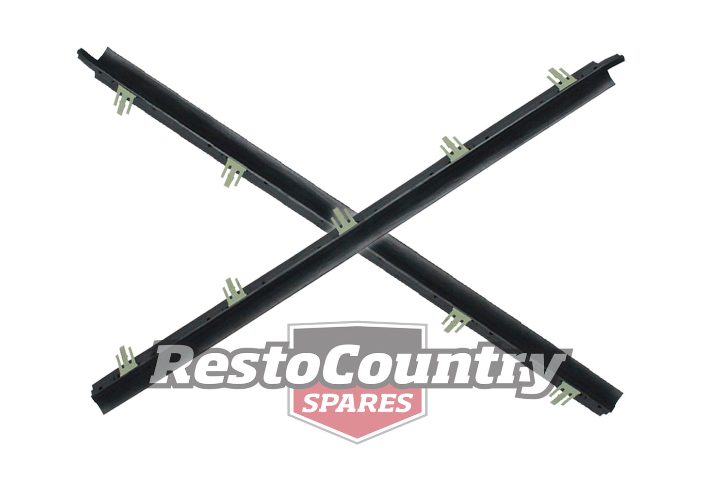 Holden Door Weather Belt REAR OUTER Left + Right Pair x2 Torana LC LJ SEDAN - kRDB1023-Ax2