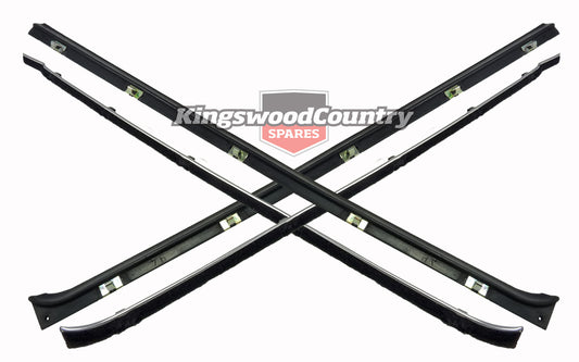 Holden Door Weather Belt OUTER +INNER LEFT +RIGHT FRONT EJ EH Strip Seal Pair - kRDB1027-28-29-30