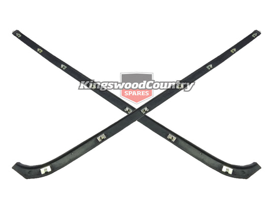 Holden Door Weather Belt REAR- LEFT /RIGHT OUTER /INNER. HT HG Sedan strip seal x2 - kRDB1039-1040