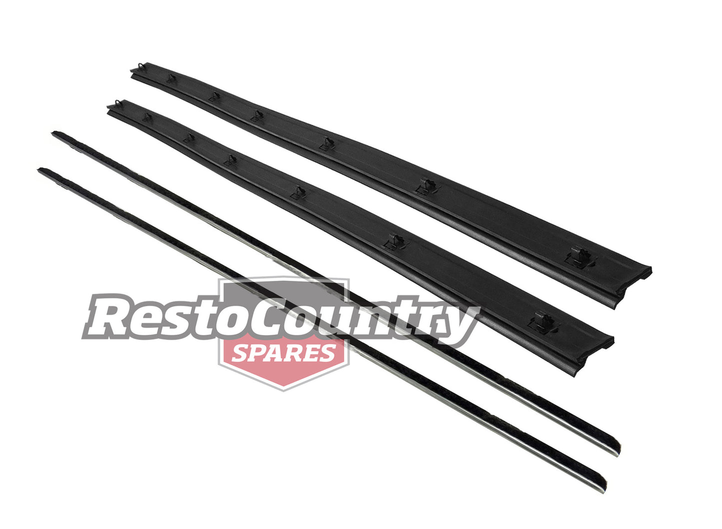 Ford Front Door Belt / Weather Strip Kit XC ZH INNER + OUTER Left + Right seal - kRDB2008-a