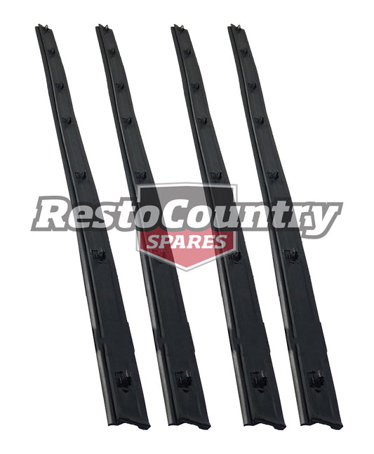 Ford Rear Door Weather Belt Kit XC ZH Inner + Outer x4 belt seal weatherstrip - kRDB2009-b