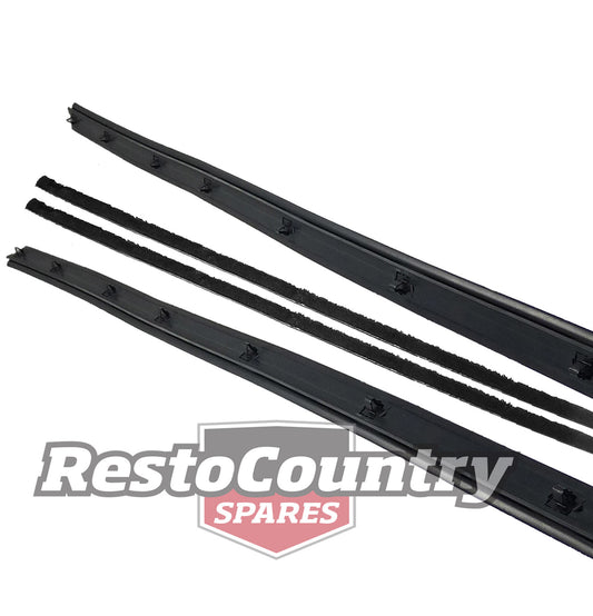 Ford Door Weather Belt Set Front Inner + Outer L+ R XA XB ZF ZG Sedan Wagon seal - kRDB2047x4