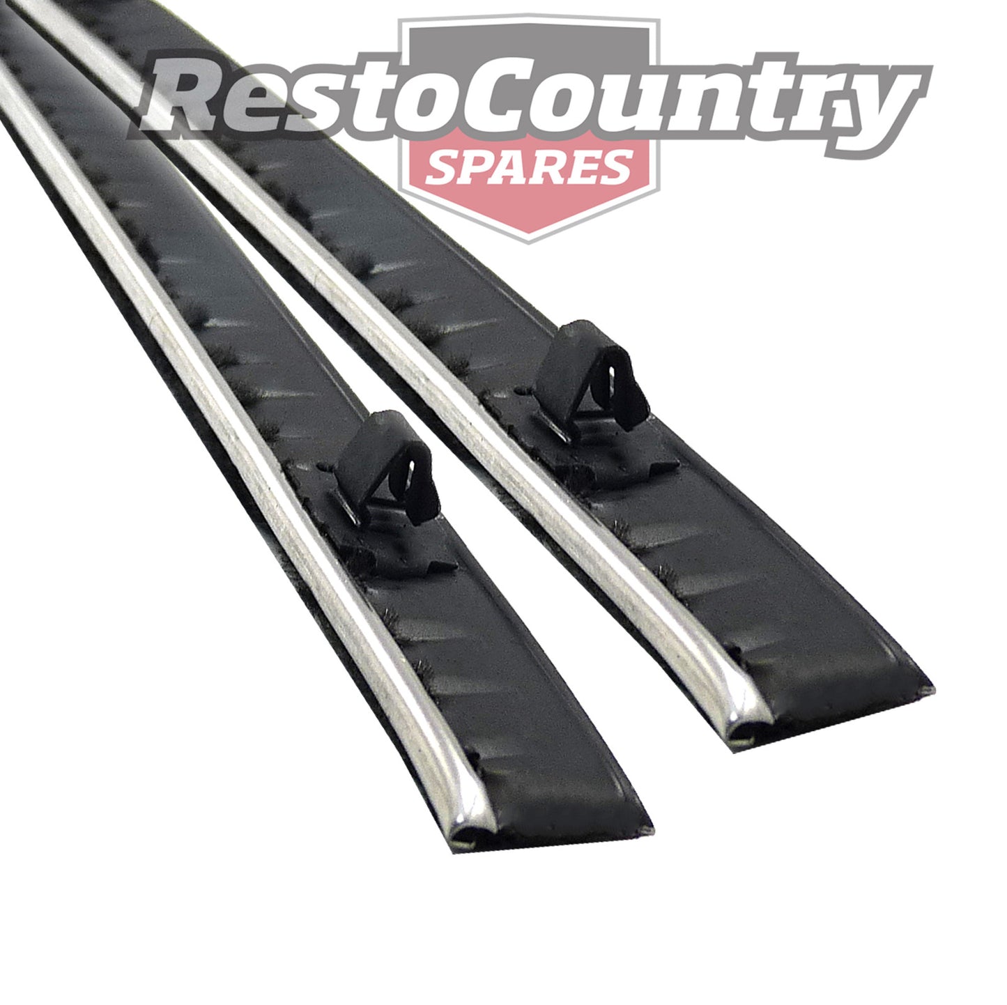 Ford Door Weather Belt Pair LEFT +RIGHT Front Inner XA XB ZF ZG Sedan Wagon seal - kRDB2053-4