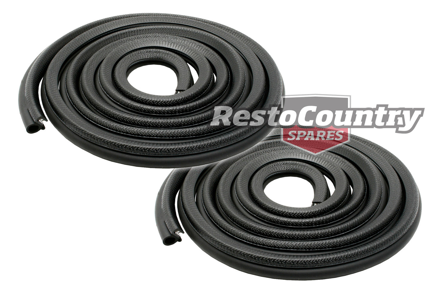 Ford Door Seal +Pinchweld PAIR BLACK XD XE XF XG XH ZJ ZK ZL CORTINA TC TD TE TF - kRDS0036x2