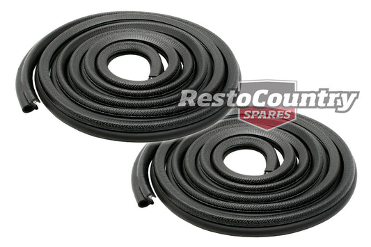 Ford Door Seal +Pinchweld PAIR BLACK XD XE XF XG XH ZJ ZK ZL CORTINA TC TD TE TF - kRDS0036x2
