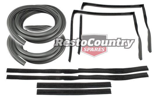 Holden Commodore Rear Door Bailey Channel +Seal Kit GREY Left+Right  VN VP VR VS - kRDS1020GR-c