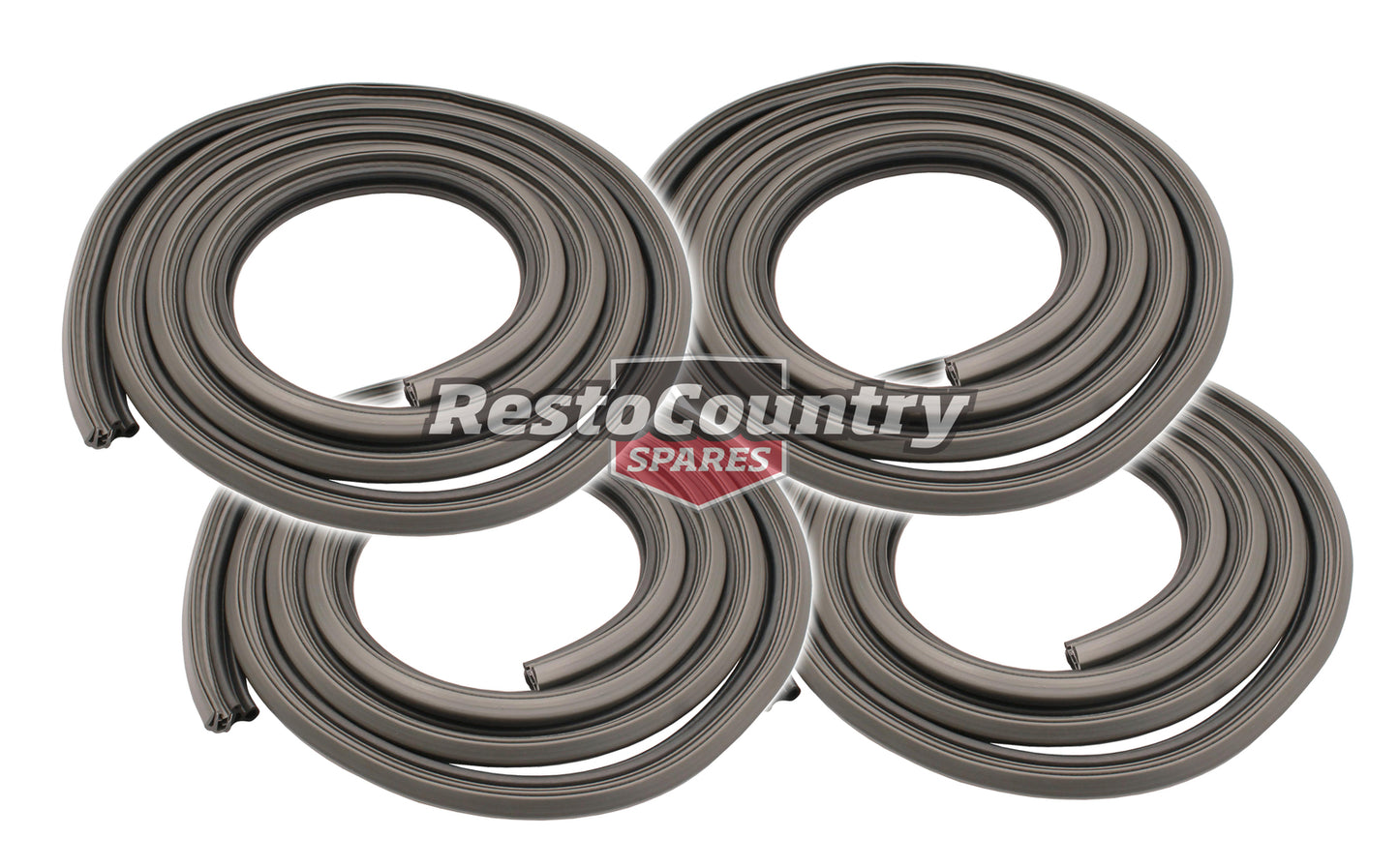 Holden Commodore Door Seal GREY LH RH FRONT +REAR VN VP VR VS x4 Sedan Wagon - kRDS1020GRx4
