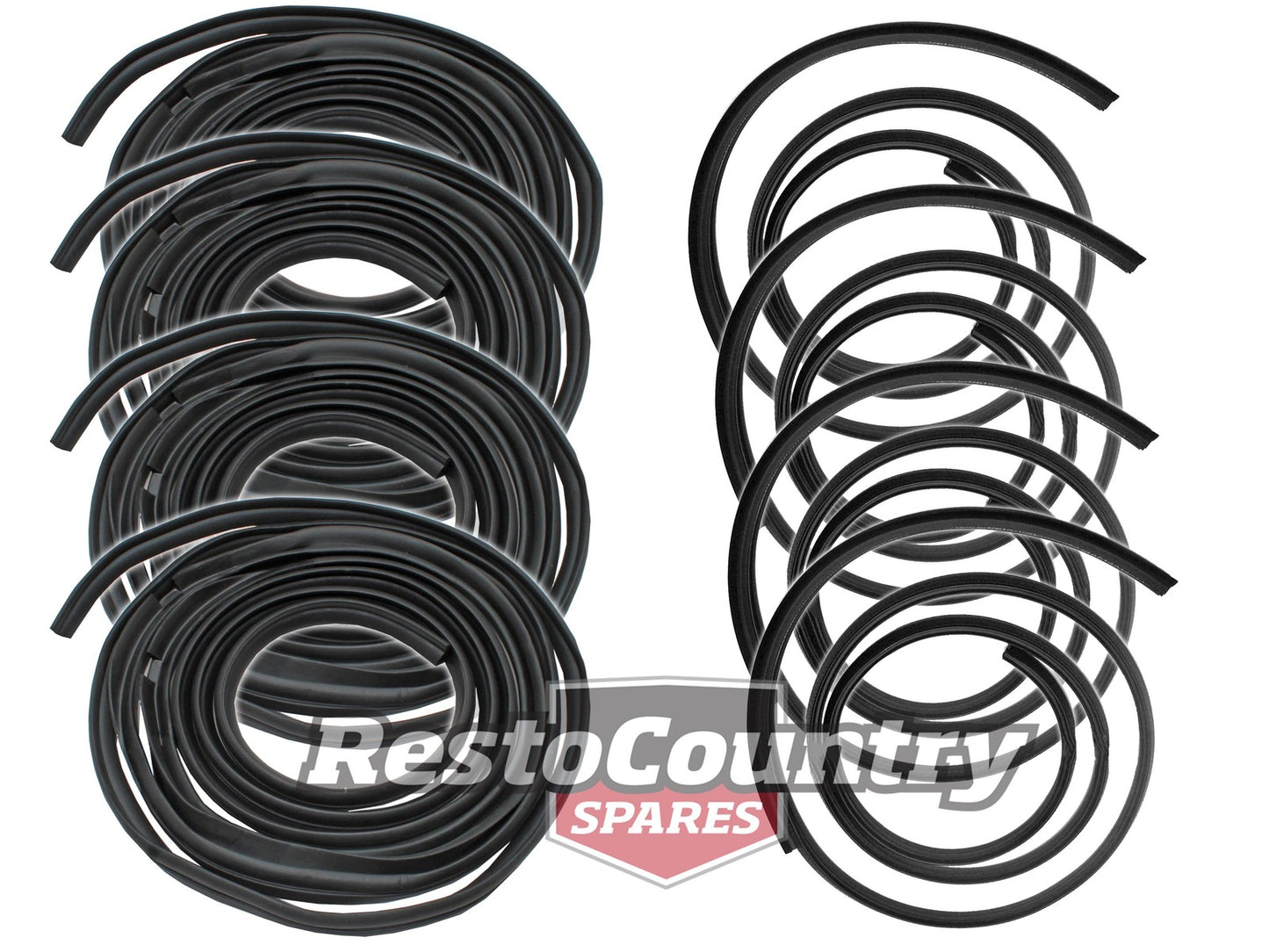 Holden Door Seal Set Outer + Inner Front + Rear L+R FB FC FE EK rubber weather - kRDS1045-b