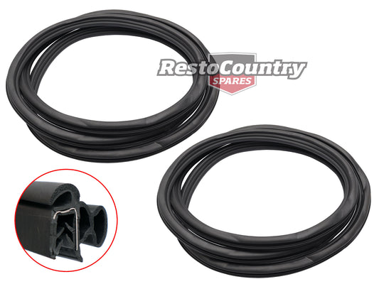 Holden Statesman Caprice REAR Door Seals x2 WH WK WL weather rubber - kRDS1102x2-b
