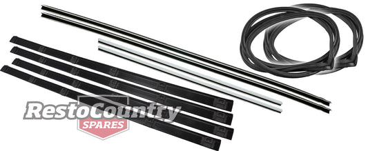 Ford REAR Door Seal + Bailey Channel +Weather Belt Set Left +Right XM XP Sedan - kRDS2019H-c