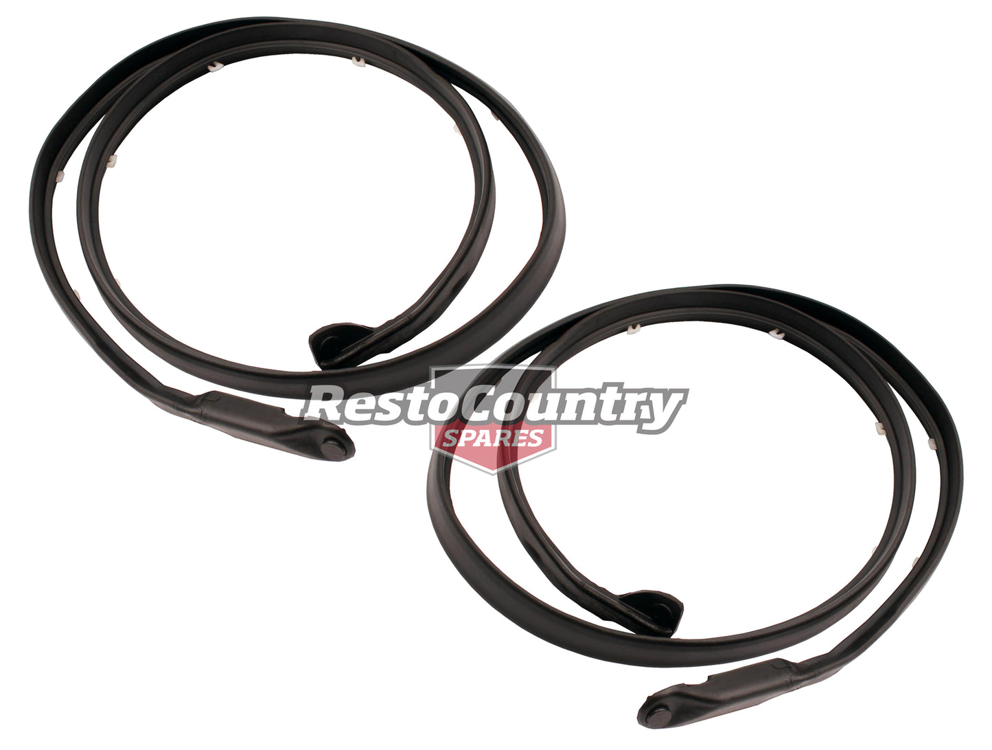 Ford LOWER Rear Door Seal Pair Left + Right XB Falcon ZG Fairlane rubber - kRDS2061-a