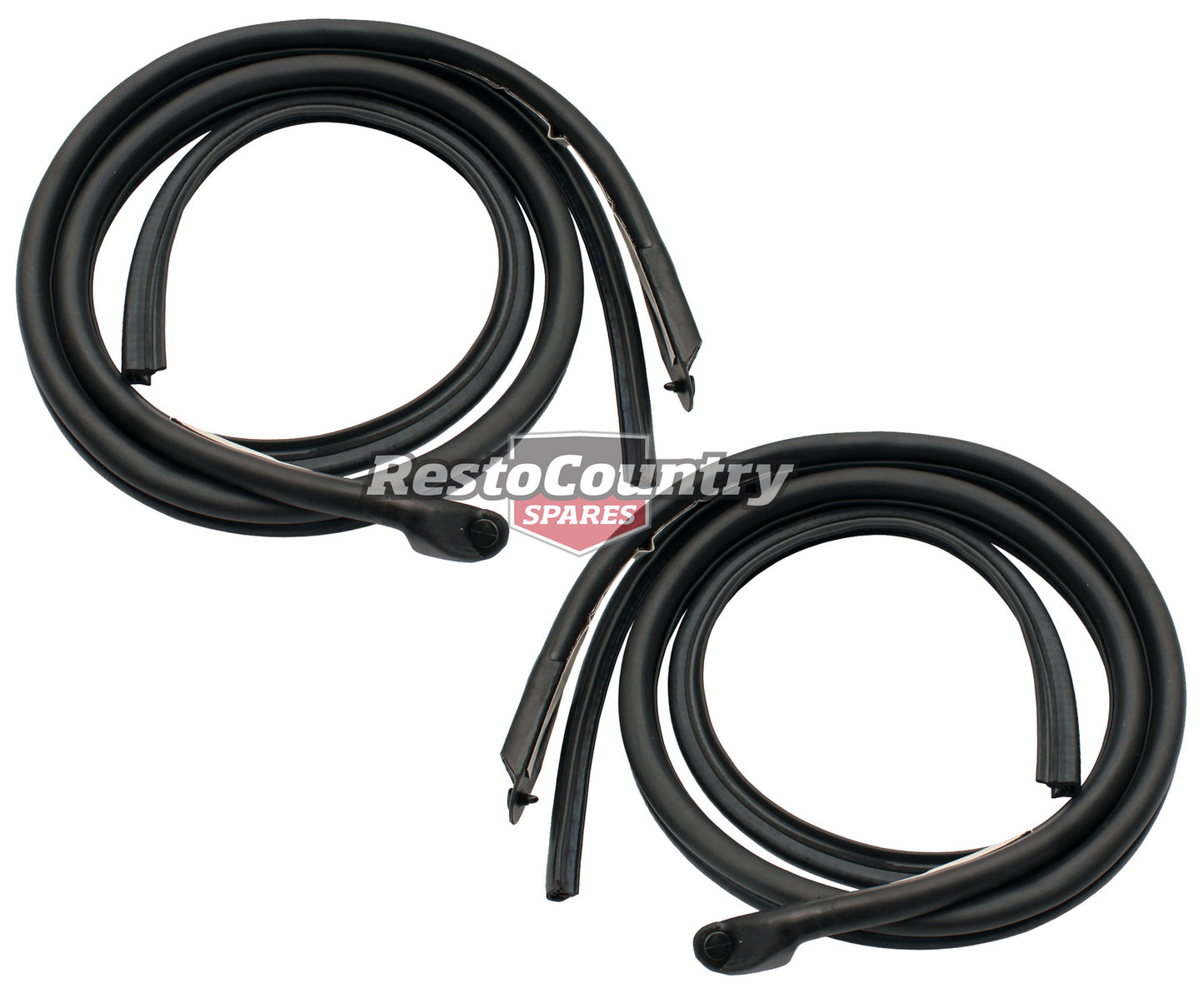 Ford SEDAN Upper Left Front + Right Door Seal W/Pinch XA XB XC ZF ZG ZH Rubber - kRDS2065-6x2