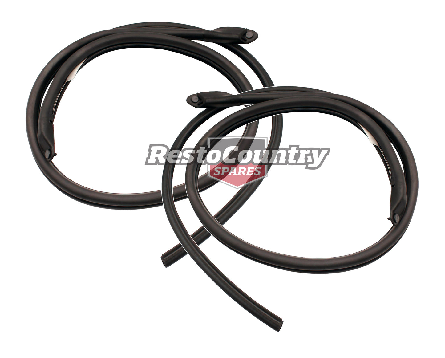 Ford Door Seal REAR UPPER W/Pinch Weld PAIR Left +Right XA XB XC ZF ZG ZH rubber - kRDS2067-a