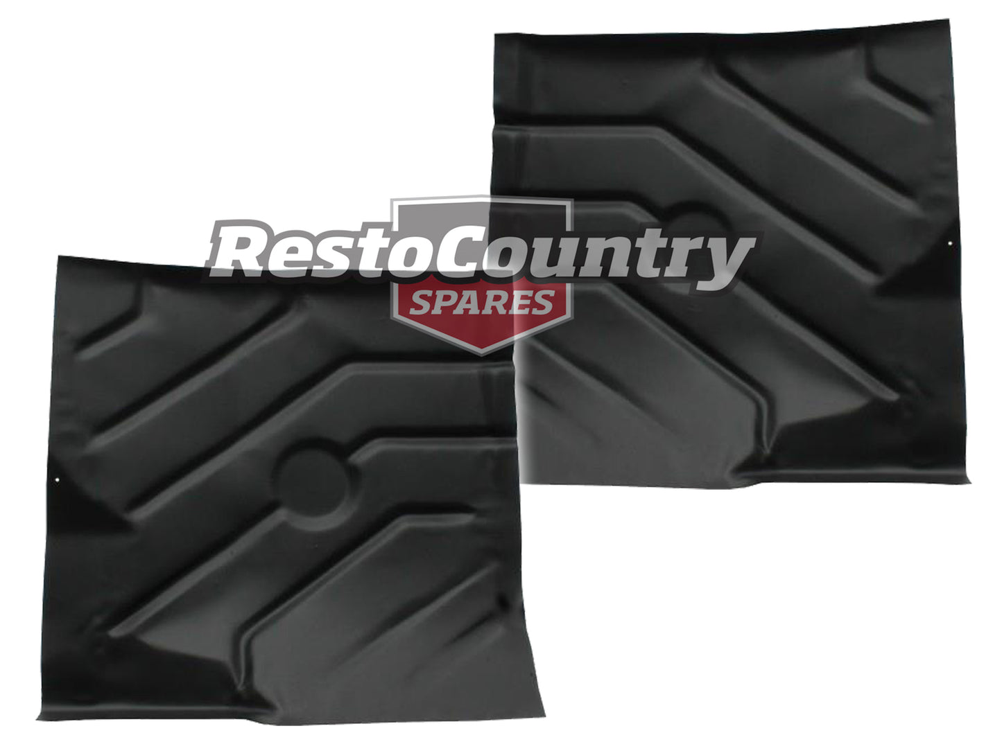 Holden REAR Floor Pan Rust Panel PAIR LEFT + RIGHT HK HT HG Sedan Monaro Ute Van - kRP103-a