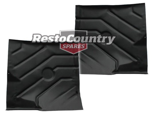 Holden REAR Floor Pan Rust Panel PAIR LEFT + RIGHT HK HT HG Sedan Monaro Ute Van - kRP103-a