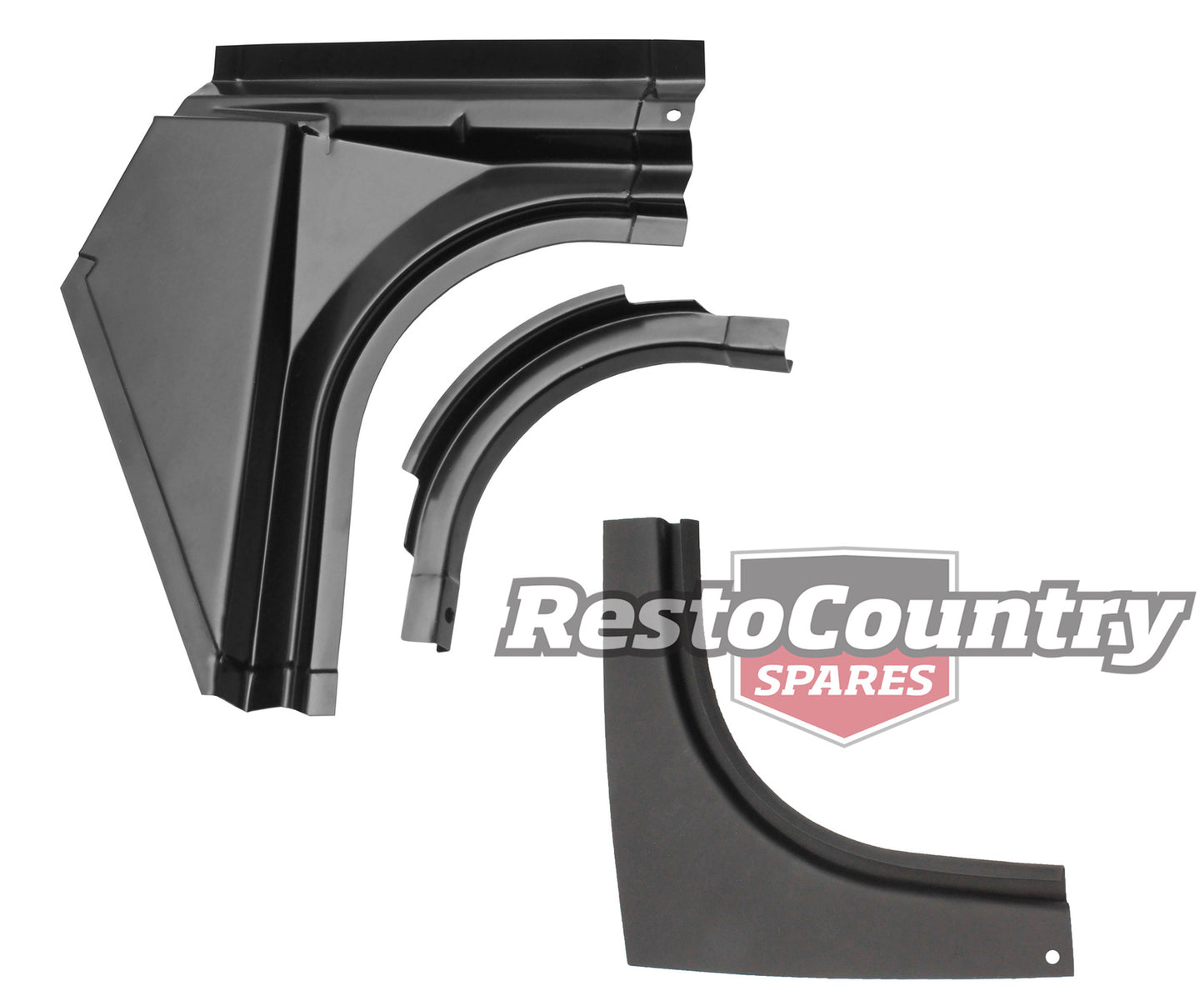 Ford Boot Corner + Channel Kit LEFT Upper + Lower XW XY Rust Repair Panel trunk - kRP2090A-x