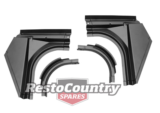Ford UPPER Boot Corner + Channel PAIR XW XY Rust Repair Panel section trunk - kRP2090A-z