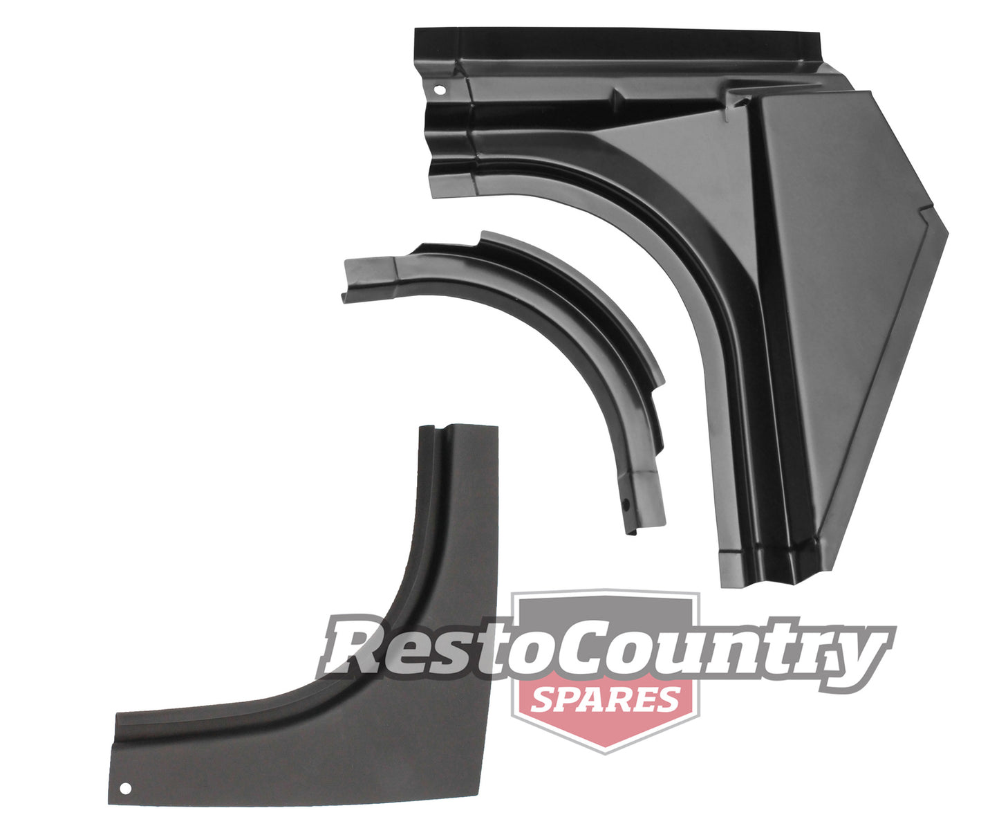 Ford Boot Corner + Channel Kit RIGHT Upper + Lower XW XY Rust Repair Panel trunk - kRP2090B-x