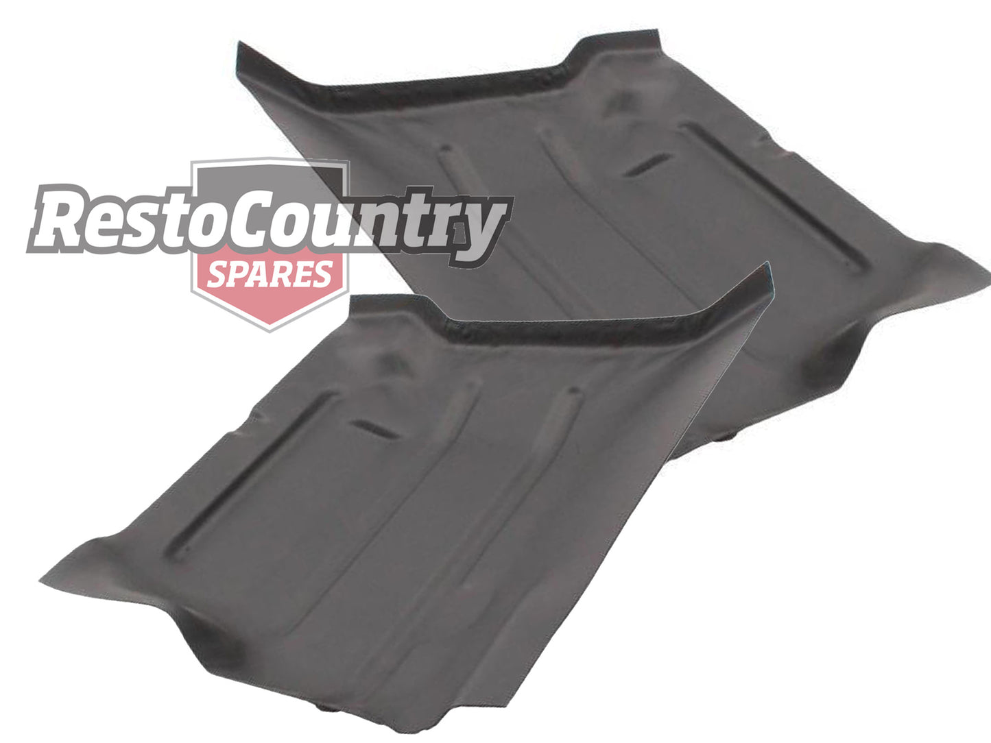 Holden Torana Rear LEFT + RIGHT Floor Pan Rust Repair Panel Section LC LJ Pair - kRP31R-32Rx2