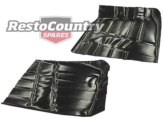 Holden Front Floor Pan Pair LEFT + RIGHT HD HR All Models Rust Repair Section - kRP76-7x2