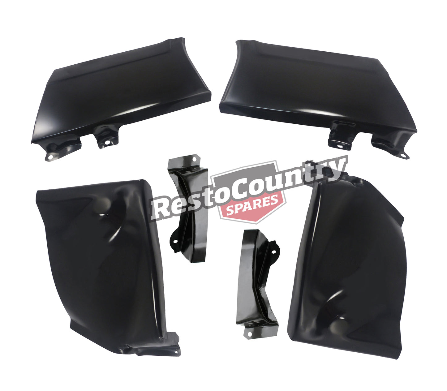 Holden Front Lower Guard Rust Repair Panels x6 Left + Right HK HT HG inner outer - kRP86-7x6