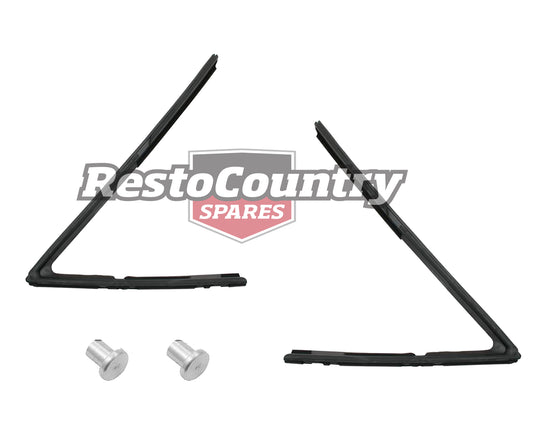 Holden FJ Front Quarter 1/4 Vent Window Seal + Pivot Rivet Pair LEFT + RIGHT - kRQLF103-a