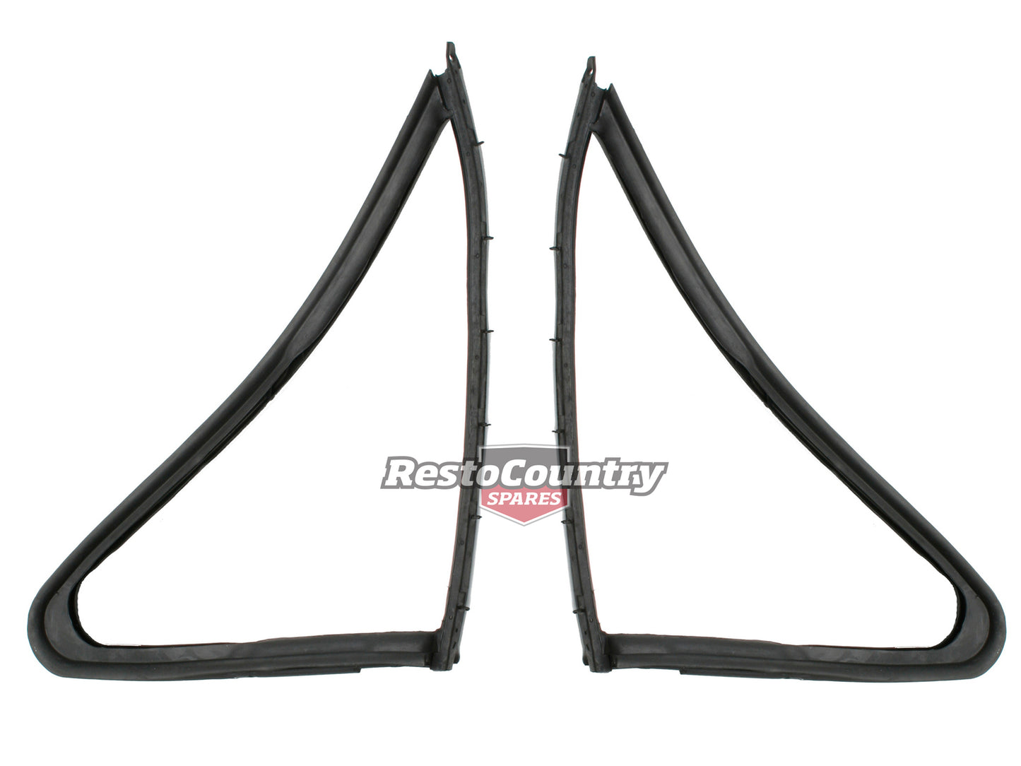 Holden Front Quarter Vent Window Seals PAIR. EJ EH Rubber 1/4 qtr - kRQLF109-10