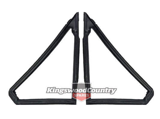 Holden Torana Quarter 1/4 Vent Window Seal LEFT +RIGHT FRONT HB LC LJ glass - kRQLF115-116x2