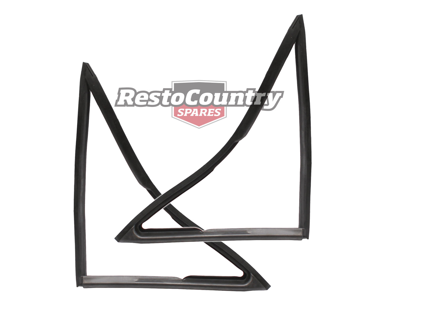Ford Falcon FRONT Quarter Window Vent Seals x2 XK XL XM XP. Not Coupe. - kRQLF201-202