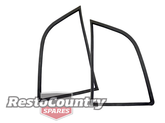 Holden REAR Quarter 1/4 Vent Window Seal Pair LEFT + RIGHT x2 Sedan FE FC glass - kRRQS103-4