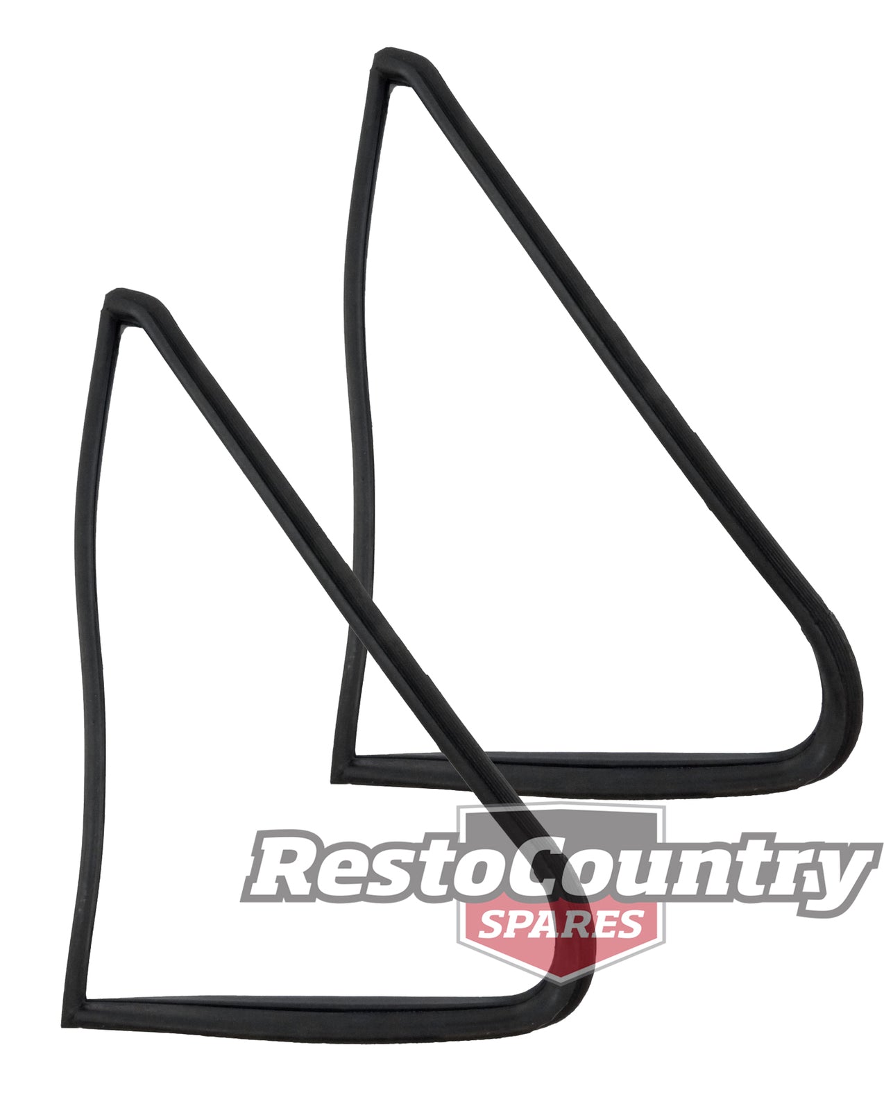 Holden Sedan Rear Door Quarter Glass WIndow Rubber Seal Pair x2 HQ HJ HX HZ LEFT RIGHT 1/4 - kRRQS111x2
