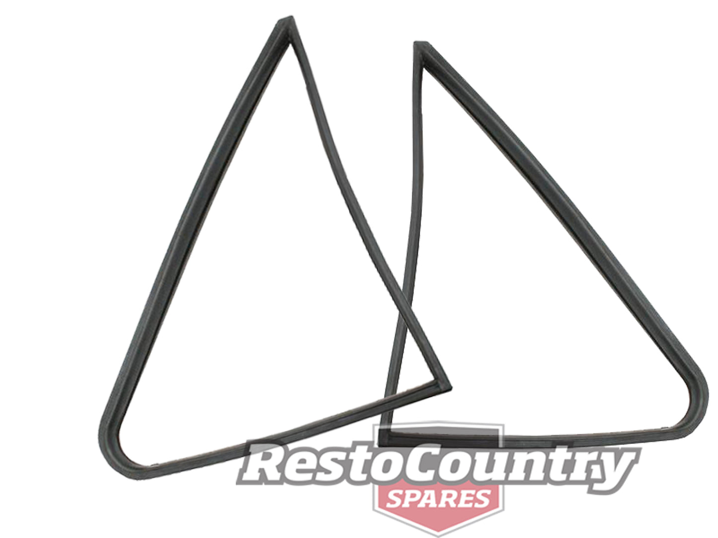 Holden REAR Quarter 1/4 Vent Window Seal Pair x2 Sedan Left + Right HD HR glass - kRRQS127x2