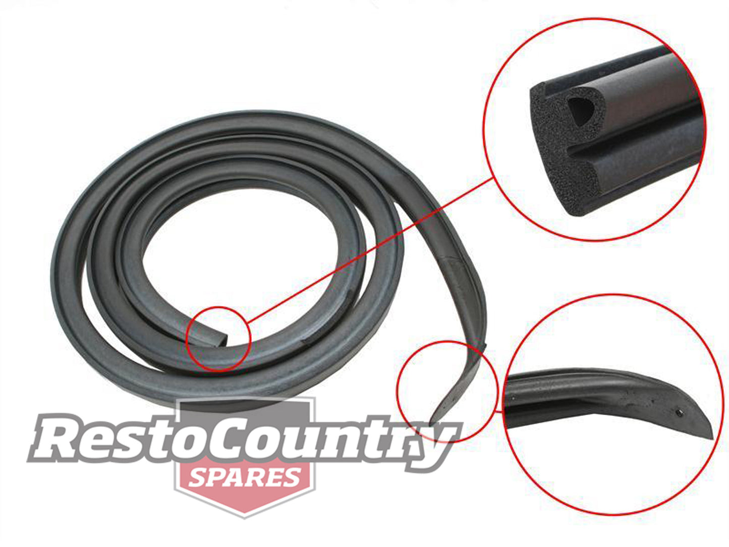 Holden Monaro Roof Rail Seal Pair LEFT + RIGHT HQ HJ HX Coupe GTS  rubber - kRRRS103-4x2