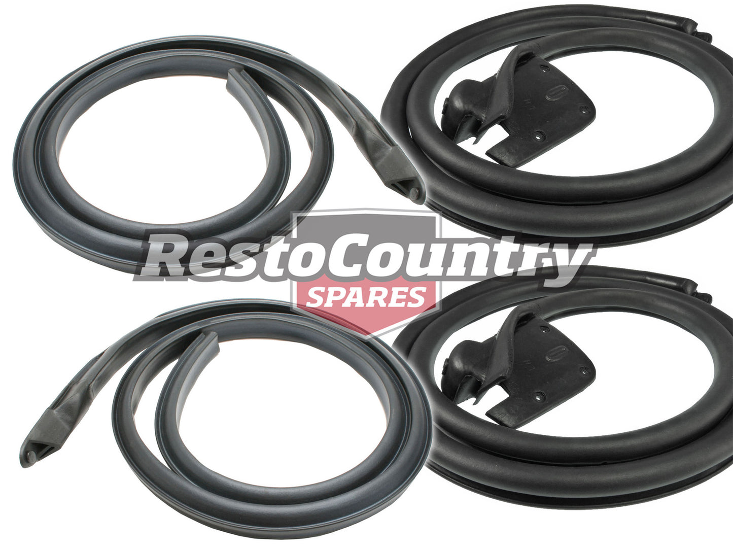 Ford Front Door Seal Kit UPPER + LOWER Left + Right XA XB XC COUPE 2door rubber - kRRRS203-b