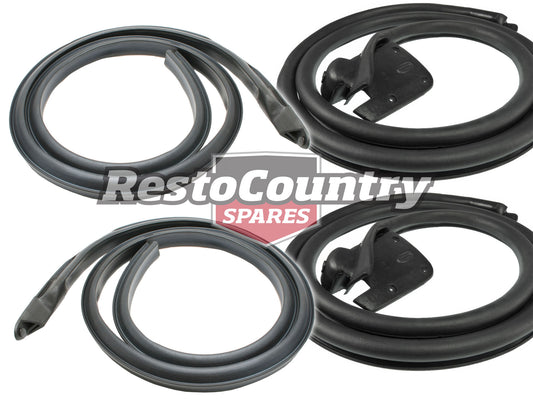 Ford Front Door Seal Kit UPPER + LOWER Left + Right XA XB XC COUPE 2door rubber - kRRRS203-b
