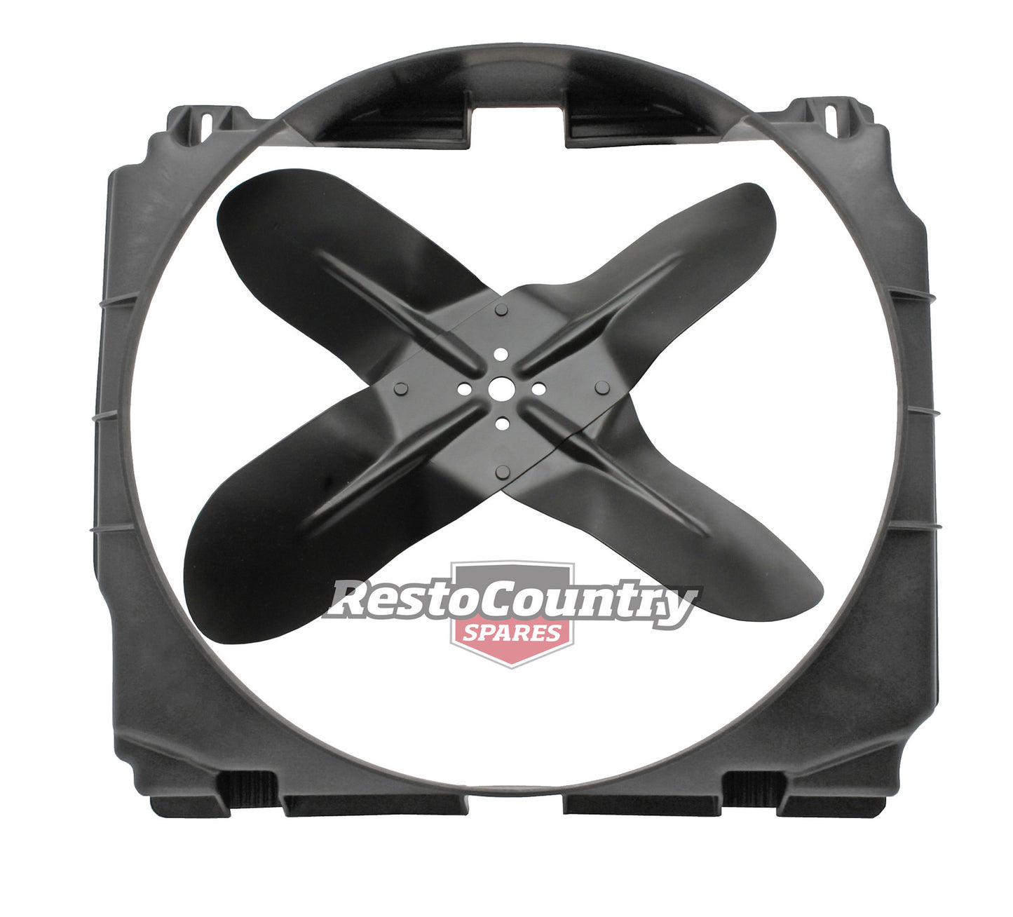 Ford Radiator Shroud + Fan Kit XA XB ZF ZG 351 V8 Non Airconditioned heater - kRS2002-a