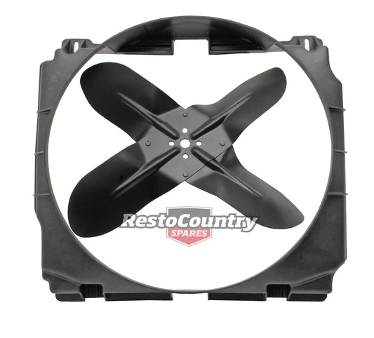 Ford Radiator Shroud + Fan Kit XA XB ZF ZG 351 V8 Non Airconditioned heater - kRS2002-a