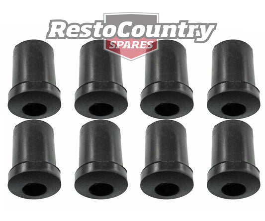 Holden Rear Leaf Spring Shackle Rubber Bush Set x8 HK HT HG Ute Van hanger - kS197-b