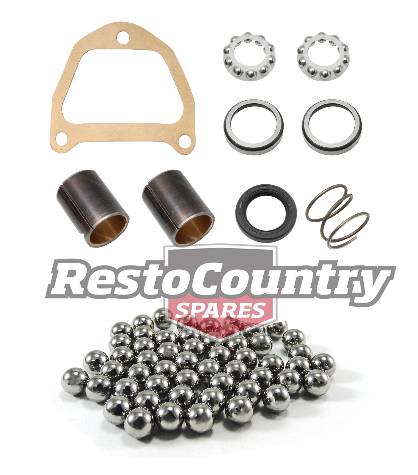 Holden Steering Box Repair + Worm Shaft Bearing Kit FE FC FB EK EJ EH HD HR - kSBFEK-a