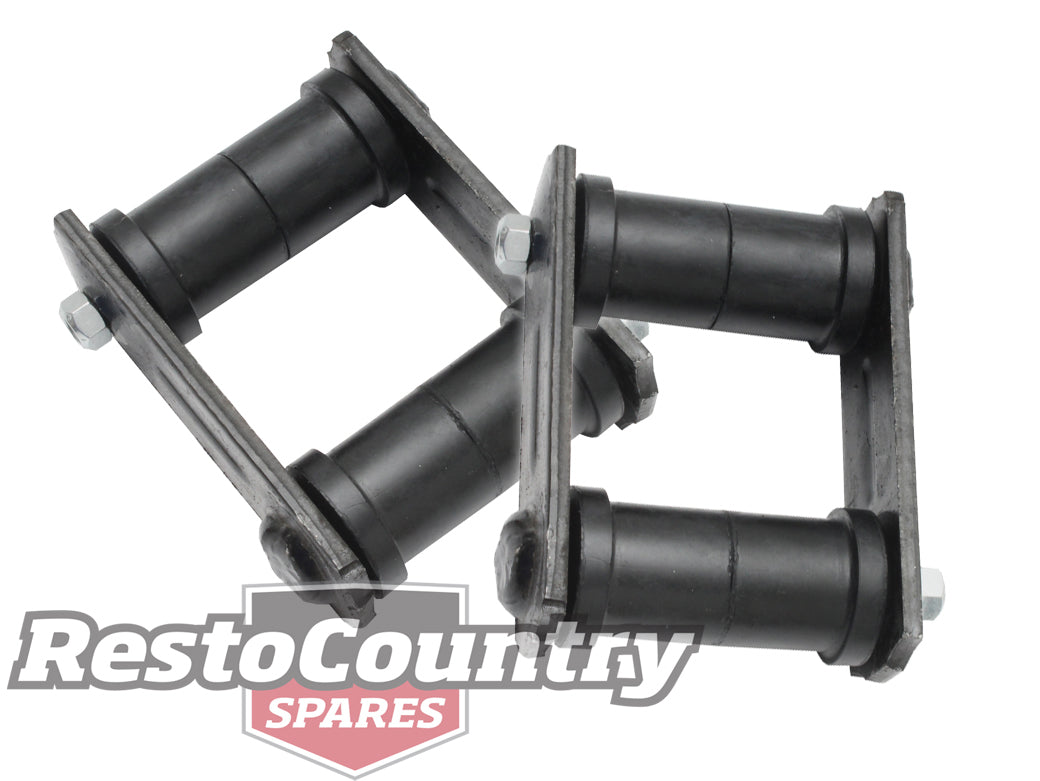 Ford Leaf Spring Shackle + Bush Kit PAIR XR XT XW XY XA XB XC XD All sed wag ute - kSH2001-b