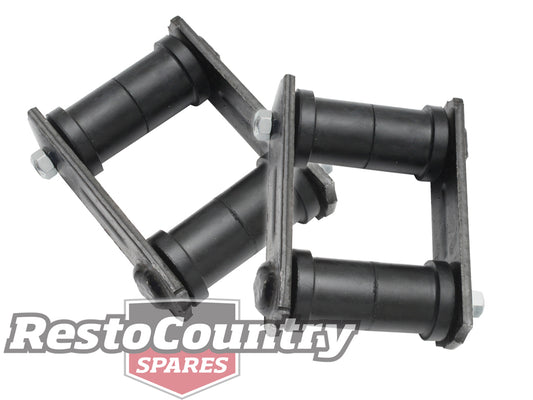Ford Leaf Spring Shackle + Bush Kit PAIR Ute/Van Wagon XD XE XF - kSH2001-c