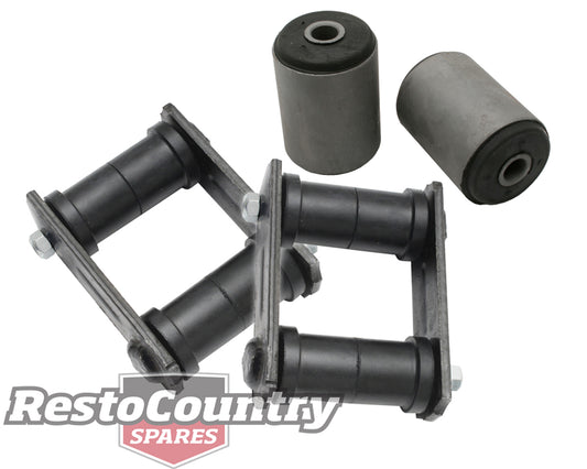 Ford Leaf Spring Shackle + Eye + Bush Kit PAIR Ute/Van Wagon XD XE XF - kSH2001-f