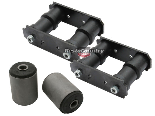 Ford Rear Leaf Spring Shackle + Eye + Bush Kit SEDAN XR XT XW XY XA ZA ZB ZC ZD - kSH2002-a